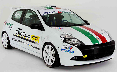 Den nye Clio Cup JTCC racer